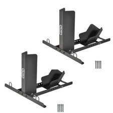 Set 2x Béquille cale roue avant MW1 Bloque Roue 12-22" pouce noir
