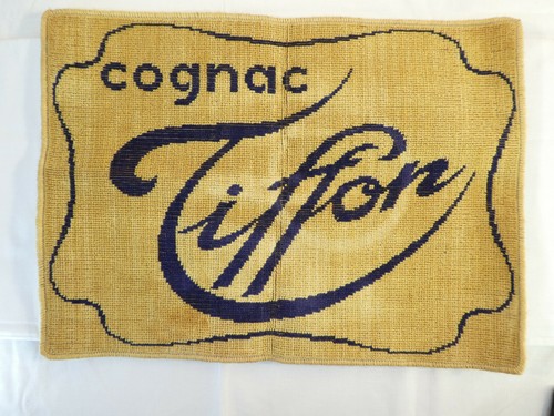 Ancien tapis cartes - tapis, cognac