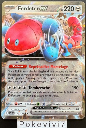 Carte pokemon ferdeter 110 - carte,