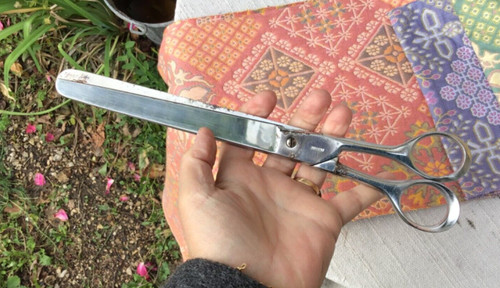Outil ancien paire ciseaux - ancien,