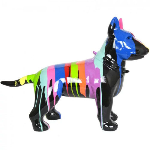 Statue chien bull terrier