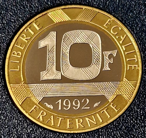 Rare tranche lisse francs - rare,