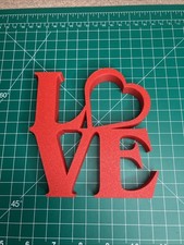 3D Printed Love Heart Logo