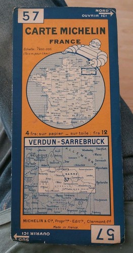 Carte michelin n - , n°57