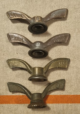 Set écrous papillon SOVA 8 et 9,5 velo ancien randonneuse Wing nuts touring bike