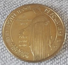 MEDAILLE TOURISTIQUE - NOTRE DAME DE FOURVIERE - IMMACULEE CONCEPTION -