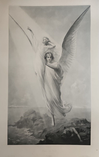 Xixe 1894 lithographie âme - lithographie, l'âme