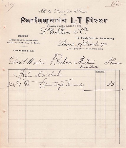 Paris parfumerie piver - 75,