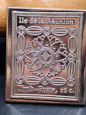 Motif timbre en argent fin 999