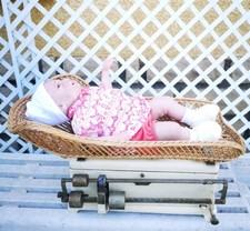 Ancien Vintage Pèse-Bébé