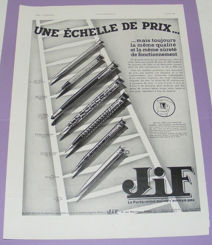 Jif porte mine - porte-mine, "echelle