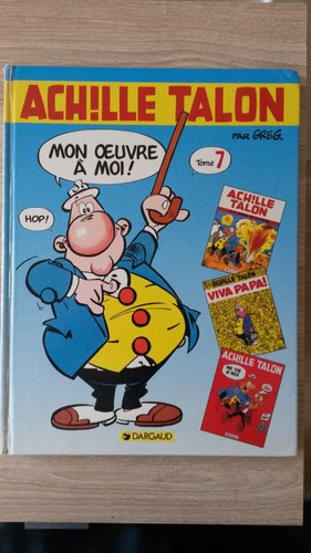 Achille talon mon oeuvre - bd,
