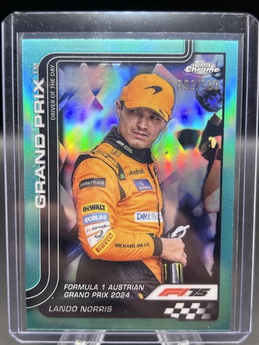 2025 topps chrome - chrome, f1