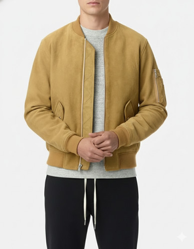 Blouson homme cuir daim