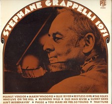 STEPHANE GRAPPELLI / ALAN CLARE "1971" JAZZ LP 1971 PYE SLDPY 800