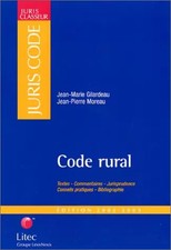 Code rural 2002-2003 (ancienne édition), Jean-Marie Gilardeau, Jean-Pierre Morea