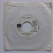 YVES DUTEIL Le petit pont de bois / Prendre un enfant SP 593  PROMO JUKE BOX RRR
