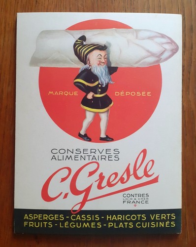 Ancien carton publicitaire - carton,