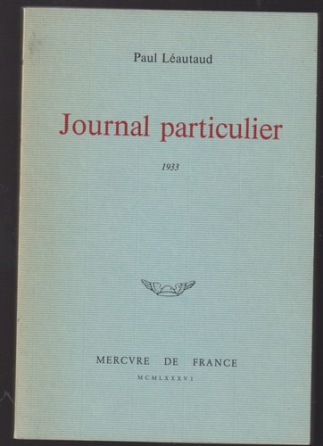 Paul leautaud journal - paul,