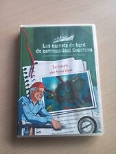 Carnets bord commandant Cousteau -DVD -Le temple des trous bleus. Très Bon État 