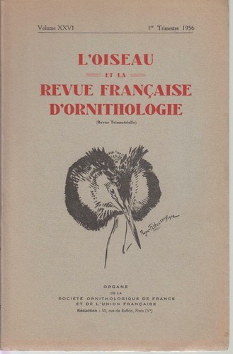 Oiseau revue francaise - l'oiseau, et