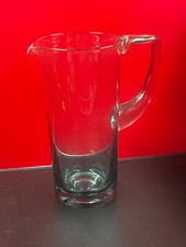 élégant pichet à eau ou orangeade verre fumé des année 1970 - 25 cm