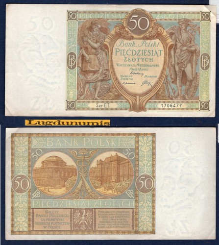 Pologne zlotych 9 1929 - 50, 1/9/1929