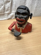 Ancienne Tirelire À Système Fonte 