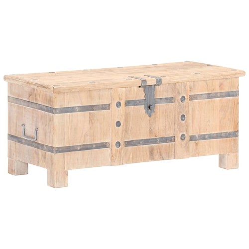 Bois acacia solide coffre - bois,