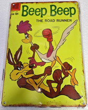 Plaque Métal Tôlée 20X30 BEEP BEEP COYOTTE THE ROAD RUNNER   CARTOONS NV1