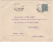 SYRIE - Grand LIBAN - Lettre de ZAKHLE pour la France