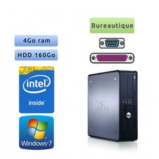Occasion - Dell Optiplex 760 - Windows 7 - 3Ghz 4Go 160Go - Port Serie et Parall