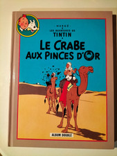 ALBUM DOUBLE FRANCE LOISIRS TINTIN AU PAYS DE L OR NOIR LE CRABE  (AN313)