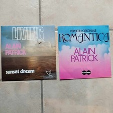 Lot de 2 45 tours EP Alain Patrick Très bon état 