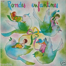 RONDES ENFANTINES N°1 / EP 9 TITRES / Disques vinyles / DISQUE ENFANT /TRES RARE