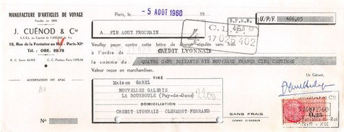 1960 manufacture articles de - 1960,