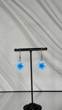 Boucles oreilles plumeria - boucles, d'oreilles