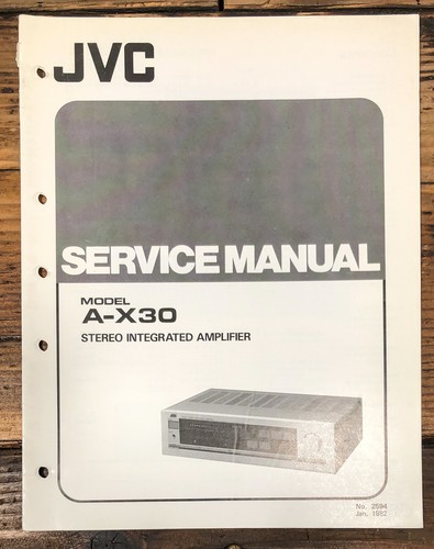 Jvc x30 amplifier - jvc, a-x30