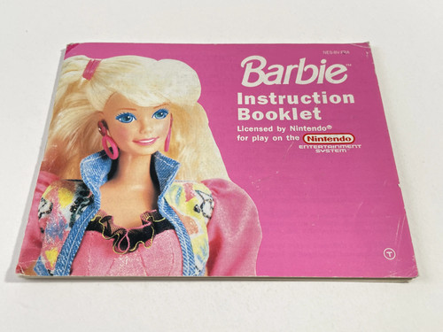 Nintendo nes notice barbie - barbie, fra
