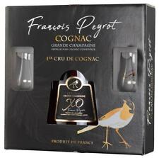 FRANCOIS PEYROT COGNAC XO GRANDE FINE CHAMPAGNE 70 CL CONFEZIONE CON 2 Bicchieri