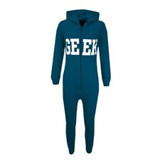 Enfants Filles Turquoise Imprimé Geek A2Z Combinaison one piece Tout En Été Pj S
