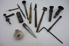 13 outils anciens d'horloger. rare  .old tool watchmaker
