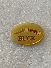 pin's couteau knife knives buck lame manche cran sureté pliant us usa brand