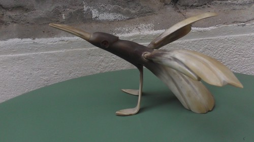 Oiseau corne années - corne,