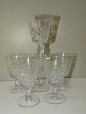 -6 VERRES A VIN EN CRISTAL ANCIEN CRISTALLERIE DE LORRAINE verre TABLE D