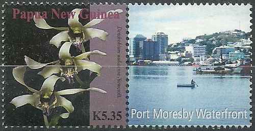 Timbre flore orchidées - timbre,
