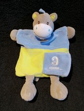 Doudou  marionnette âne gris