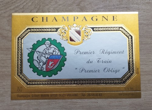 Etiquette neuve champagne - etiquette,