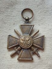 Medaille , croix de guerre 1943 type Giraud Alger . ww2  medal  reproduction