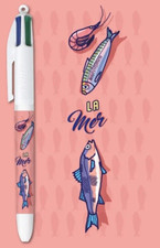 BIC STYLO 4 COULEURS COLLECTOR - COLLECTION  " BRETAGNE " - LA MER